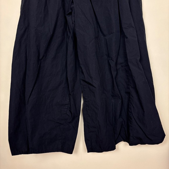 AG ADRIANO GOLDSCHMIED 100% Cotton Hadley Pleated Culotte Pants Black Size 28 - Picture 10 of 14